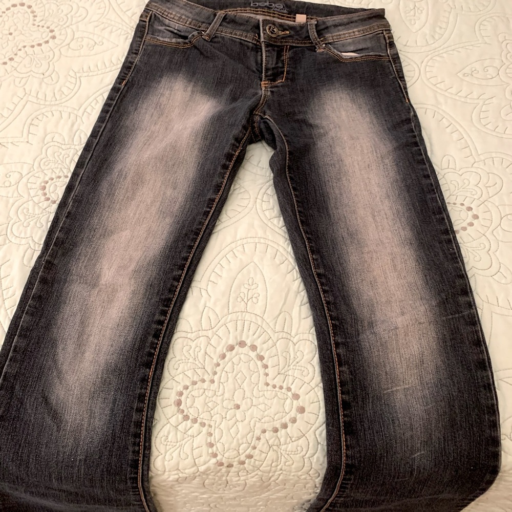 Bebe jeans- flared size 26 (between a 1 & 2)